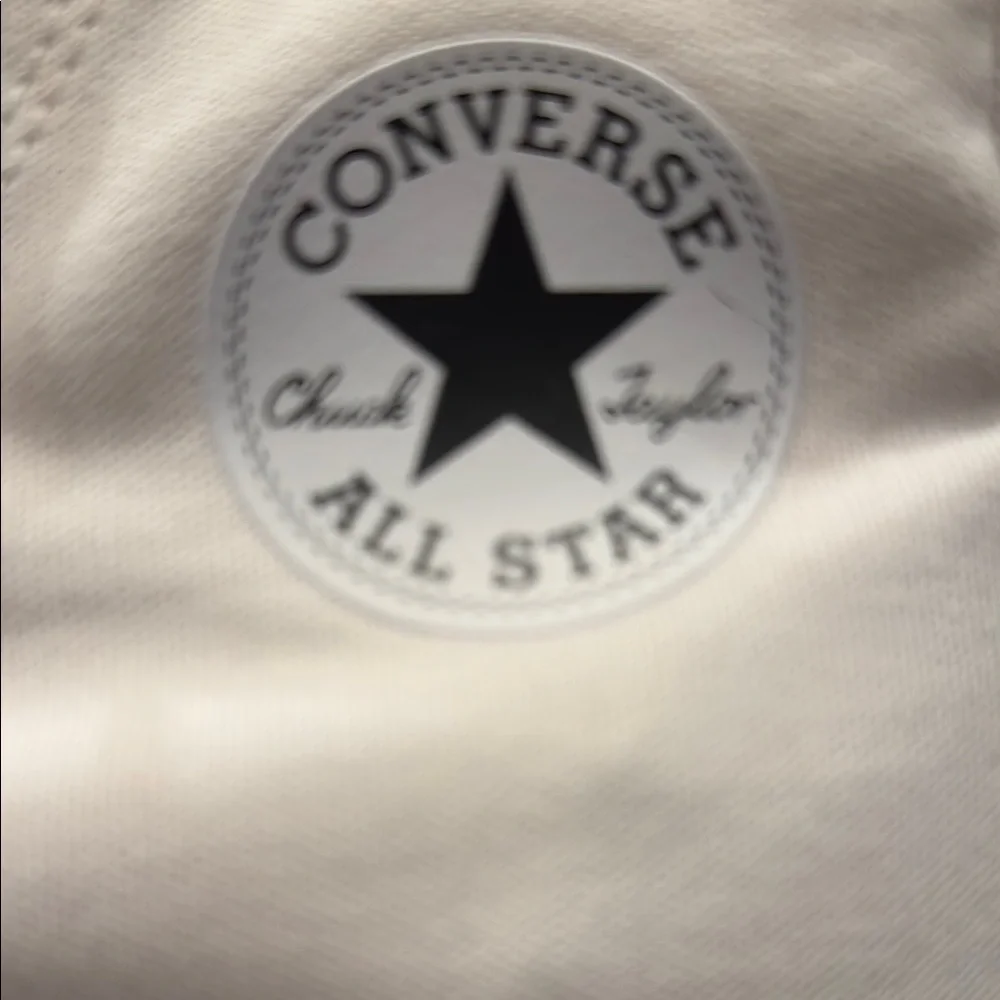 Converse Cream High-Top Sneakers - Picture 2 of 6